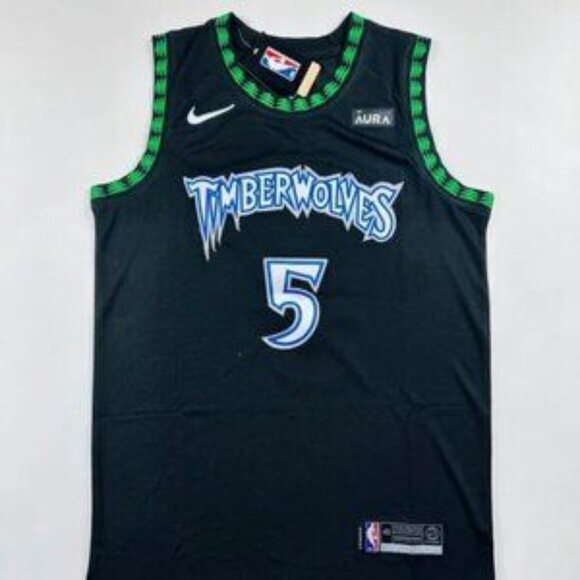 Mens Youths Kids Anthony Edwards Black Jersey